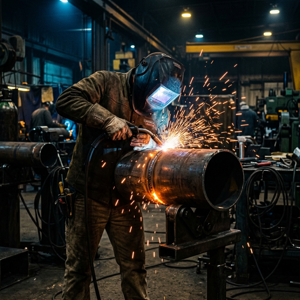 Professional welding work